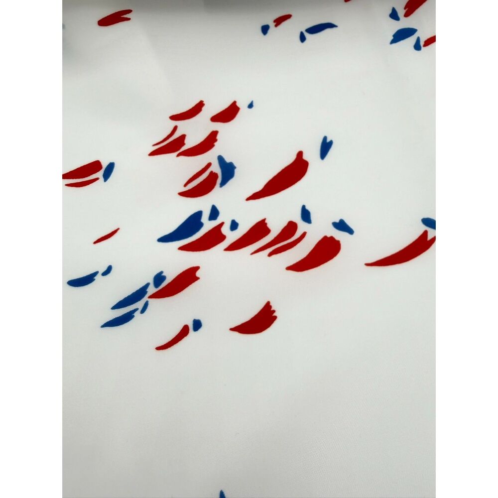 Vintage Wuhllschleger Abstract Fish "Fischzug" Nylon Fabric